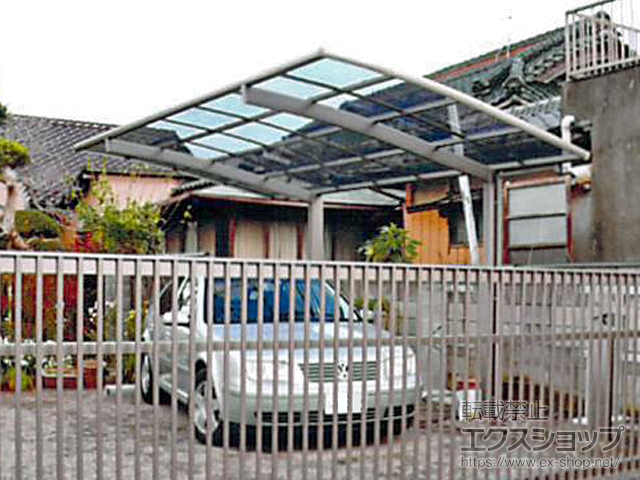 千葉県野田市ののカーゲート、カーポート ネスカR (ラウンドスタイル) 積雪〜20cm対応 施工例