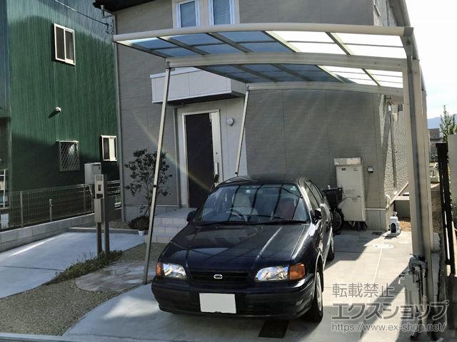 滋賀県大津市ののカーポート レイナポートグラン　積雪〜20cm対応 施工例