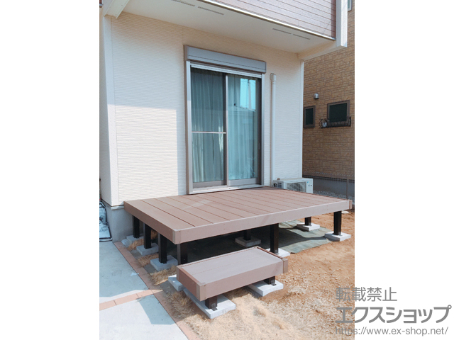 埼玉県飯能市ののウッドデッキ リウッドデッキ 200 施工例