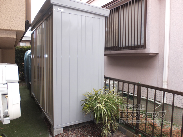 福岡県糸島市のの物置・屋外倉庫 ネクスタ 一般型 2630×950×2020 NXN-26S-FW 施工例