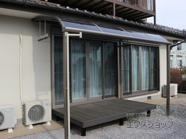 栃木県栃木市ののウッドデッキ リウッドデッキ 200 施工例