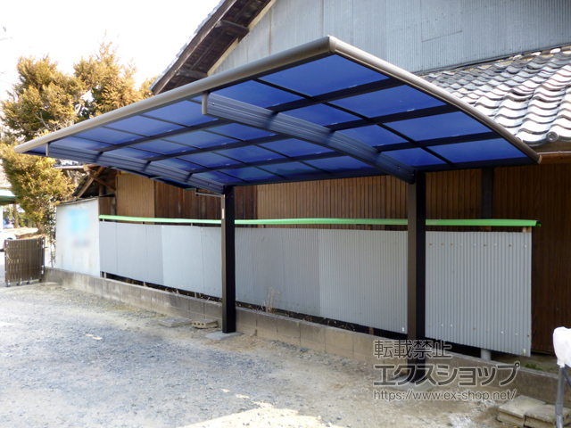 愛知県稲沢市ののカーポート プレシオスポート 積雪〜20cm対応 施工例