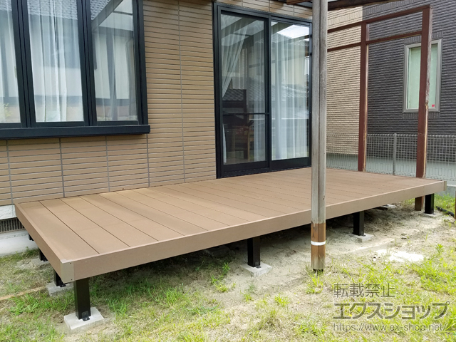 宮城県仙台市ののウッドデッキ リウッドデッキ 200 施工例