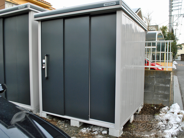 千葉県柏市のの物置・屋外倉庫 エルモ 一般型 1870×1870×2118 LMD-1818-SM 施工例