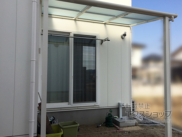 岡山県倉敷市ののテラス屋根 ヴェクターテラス F型 テラスタイプ 単体 積雪〜20cm対応 施工例