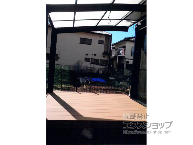 神奈川県高座郡寒川町ののウッドデッキ リウッドデッキ 200 施工例