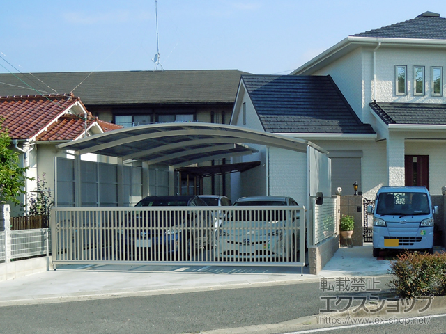 兵庫県高砂市ののカーポート レイナポートグラン　積雪〜20cm対応 施工例