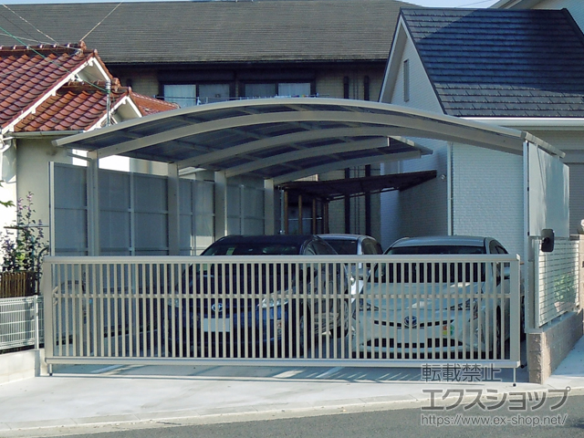 兵庫県高砂市ののカーポート レイナツインポートグラン　積雪〜20cm対応 施工例