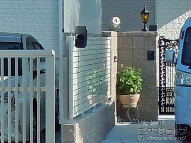 兵庫県高砂市ののフェンス・柵 プレスタフェンス7Y型 フリーポールタイプ 施工例