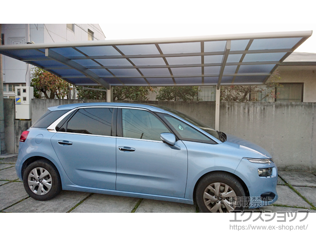 香川県三豊市ののカーポート レイナポートグラン　積雪〜20cm対応 施工例