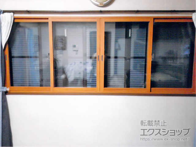 千葉県船橋市のの二重窓（内窓） インプラス ダストバリア仕様 引違い窓 4枚建 施工例