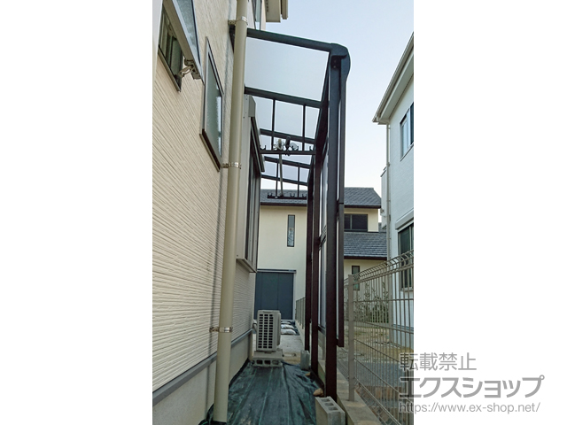 福岡県古賀市ののテラス屋根 ヴェクターテラス F型 テラスタイプ 単体 積雪〜20cm対応 施工例