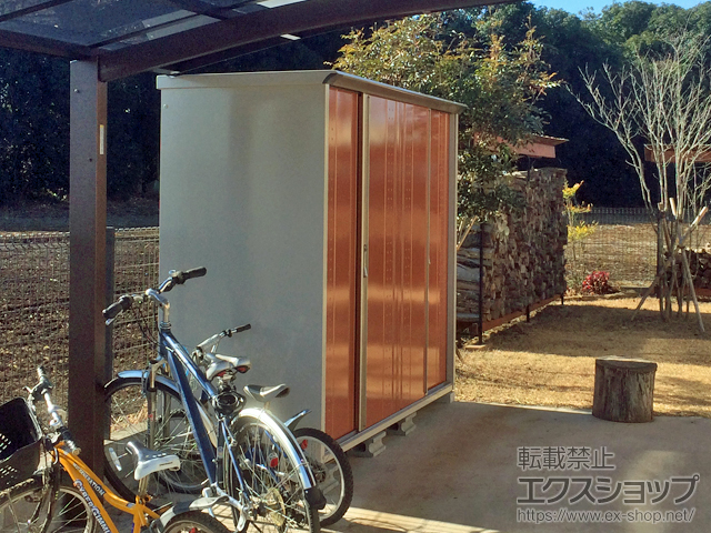 茨城県つくば市のの物置・屋外倉庫 グランプレステージジャンプ 2247×900×1900 GP-229A-F-TR 施工例