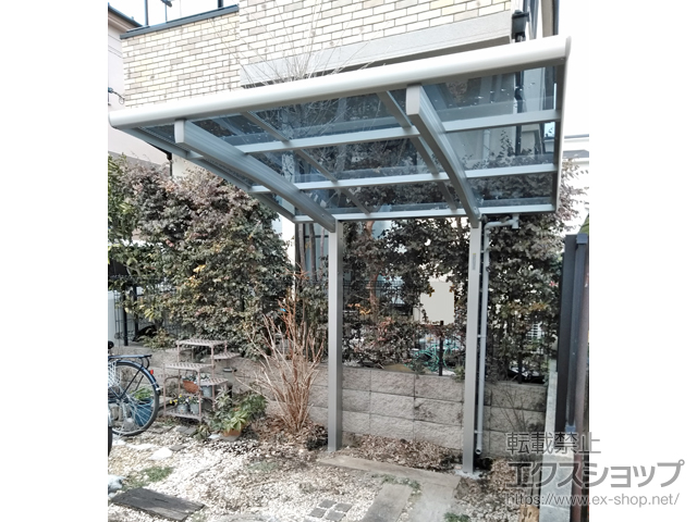 東京都狛江市ののサイクルポート・駐輪場 プレシオスポート ミニ 積雪〜20cm対応 施工例