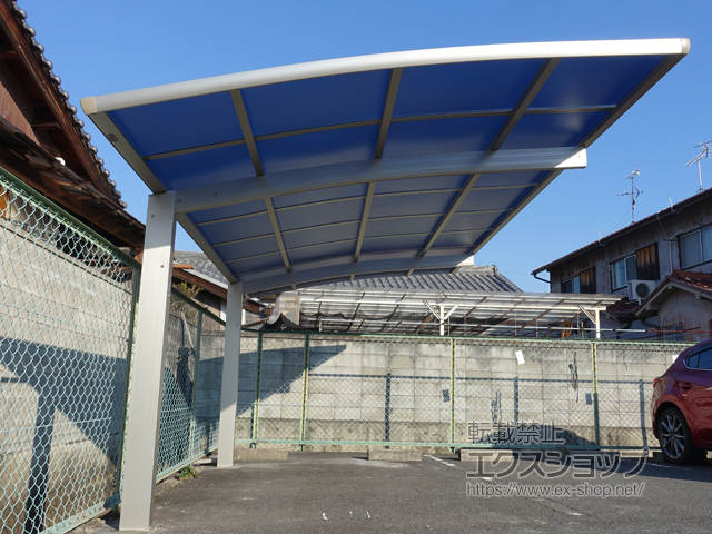 奈良県生駒郡斑鳩町ののカーポート レイナポートグラン　積雪〜20cm対応 施工例