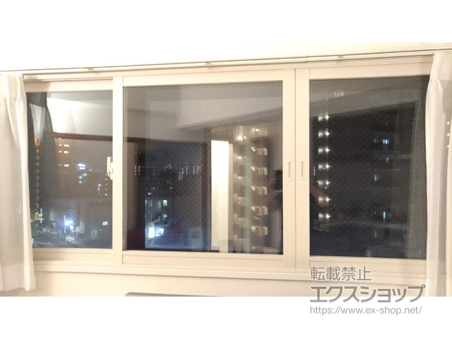 東京都墨田区のの二重窓（内窓） インプラス ダストバリア仕様 引違い窓 3枚建※外内内仕様 施工例