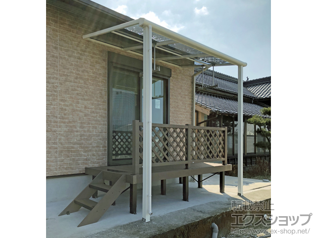 熊本県八代市ののウッドデッキ マージウッドデッキ 施工例