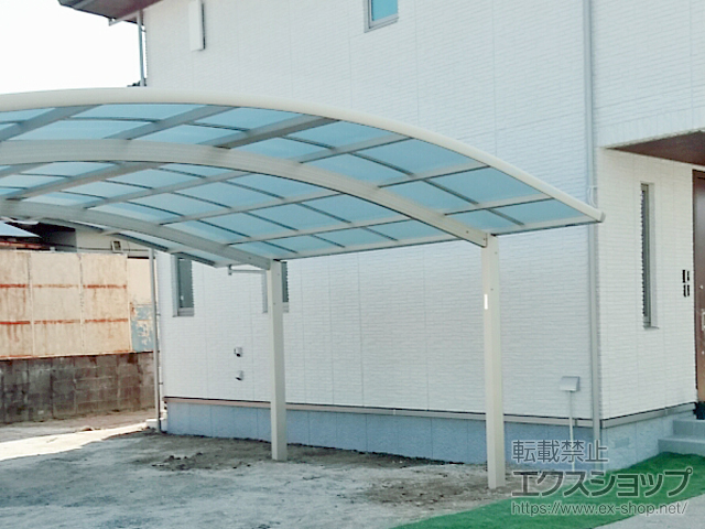 広島県広島市ののカーポート レイナツインポートグラン　積雪〜20cm対応 施工例