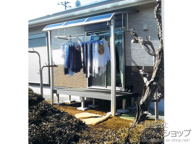 千葉県成田市ののウッドデッキ リウッドデッキ 200 施工例