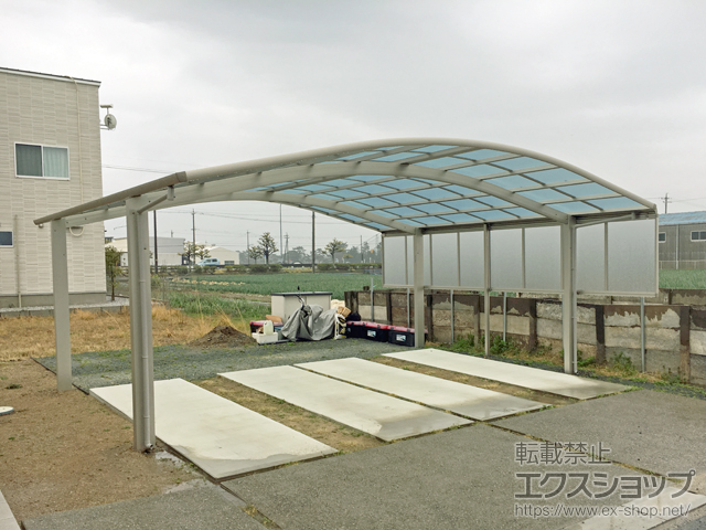 静岡県浜松市ののカーポート レイナツインポートグラン　積雪〜20cm対応 施工例