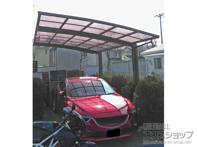兵庫県三田市ののカーポート レイナポートグラン　積雪〜20cm対応 施工例
