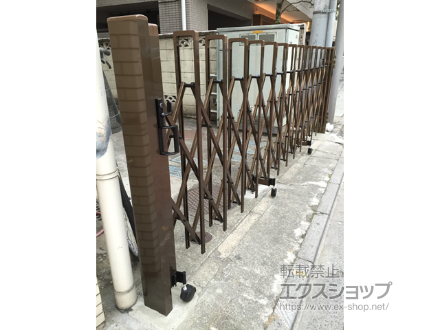 東京都杉並区ののカーゲート トリップゲート RB型 ノンレール 片開き 41S 施工例