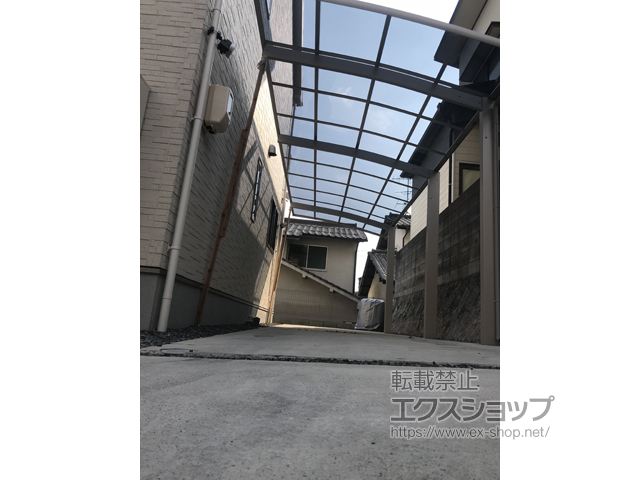 広島県広島市ののカーポート レイナポートグラン 延長　積雪〜20cm対応 施工例