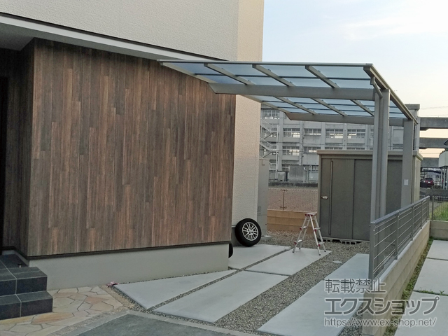 兵庫県明石市ののカーポート ネスカF (フラットスタイル) 積雪〜20cm対応 施工例