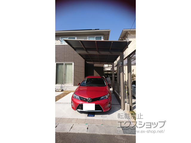 高知県高知市ののカーポート ネスカF (フラットスタイル) 積雪〜20cm対応 施工例