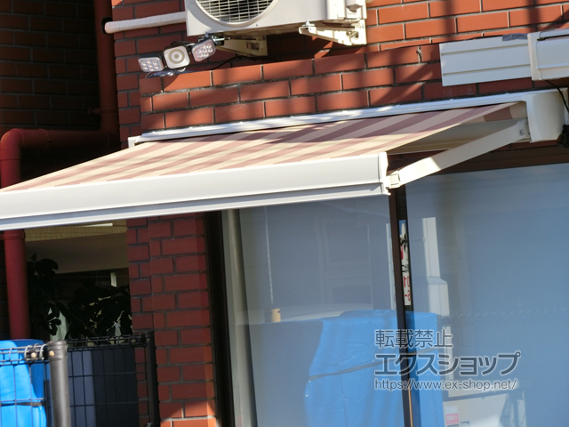 千葉県習志野市のLIXIL リクシル（トステム）のオーニング・日よけ 彩風 あやかぜ S型 手動式 施工例