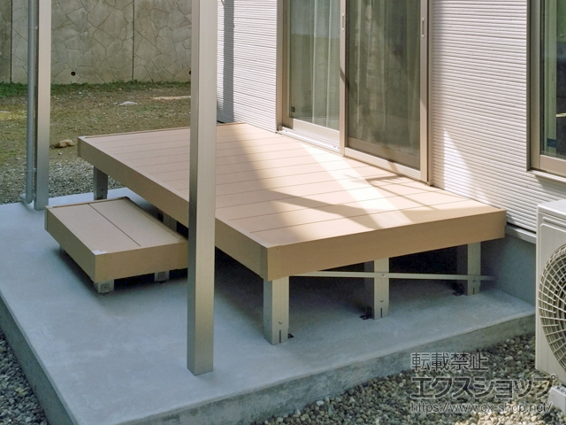 大分県別府市ののウッドデッキ リウッドデッキ 200 施工例