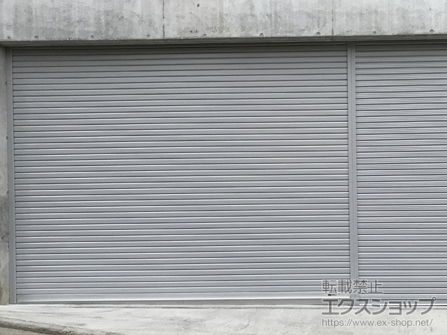 神奈川県横浜市ののガレージシャッター プラテアII スチールタイプ 内蔵電動式 施工例