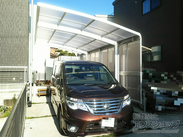 愛知県名古屋市ののカーポート レイナポートグラン 積雪〜20cm対応 施工例