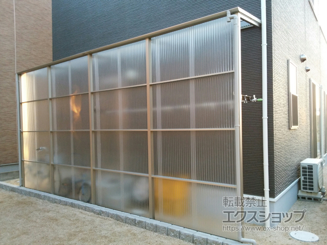 岡山県岡山市ののストックヤード ストックヤードII オープンタイプ 積雪〜20cm対応 施工例