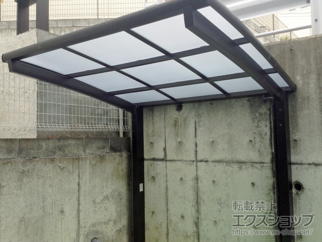 神奈川県秦野市ののサイクルポート・駐輪場 ネスカRミニ (ラウンドスタイル) 積雪〜20cm対応 施工例