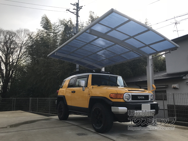 大阪府茨木市ののカーポート レイナポートグラン　積雪〜20cm対応 施工例