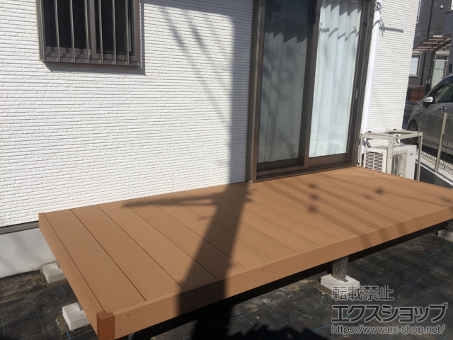 神奈川県横浜市ののウッドデッキ マージウッドデッキ 施工例