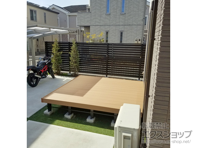 岡山県倉敷市ののウッドデッキ リウッドデッキ 200 施工例