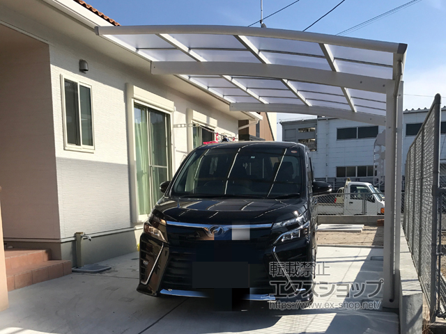 鹿児島県姶良市ののカーポート レイナポートグラン　積雪〜20cm対応 施工例