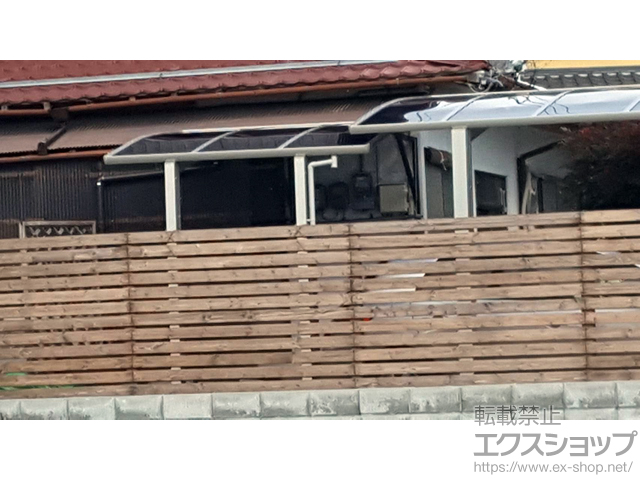 兵庫県宍粟市ののサイクルポート・駐輪場 レイナポートグランミニ 積雪〜20cm対応 施工例