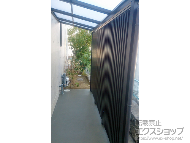 兵庫県西宮市ののテラス屋根 ヴェクターテラス F型 テラスタイプ 単体 積雪〜20cm対応 施工例