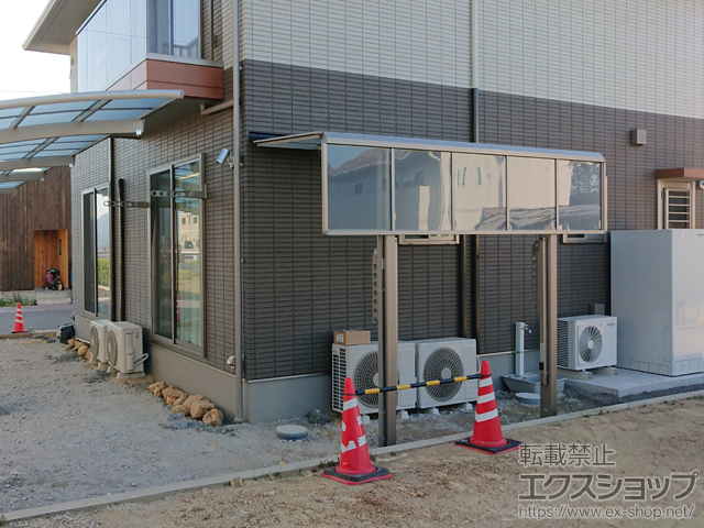 愛媛県新居浜市ののテラス屋根 フーゴF 独立テラスタイプ 単体 積雪〜20cm対応 施工例