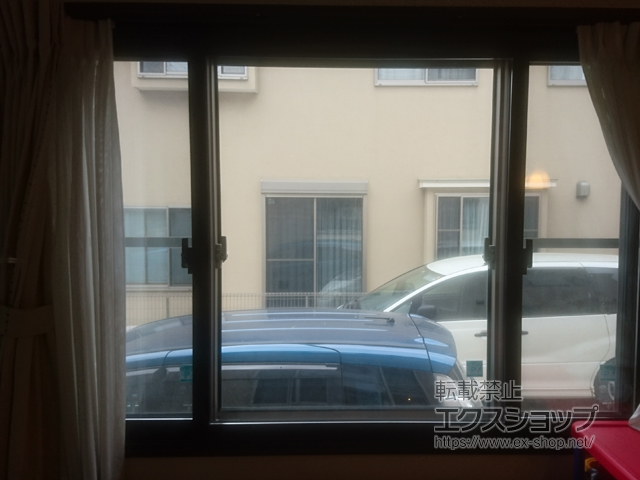 千葉県船橋市のの二重窓（内窓） インプラス ダストバリア仕様 引違い窓 3枚建*外内外仕様 施工例