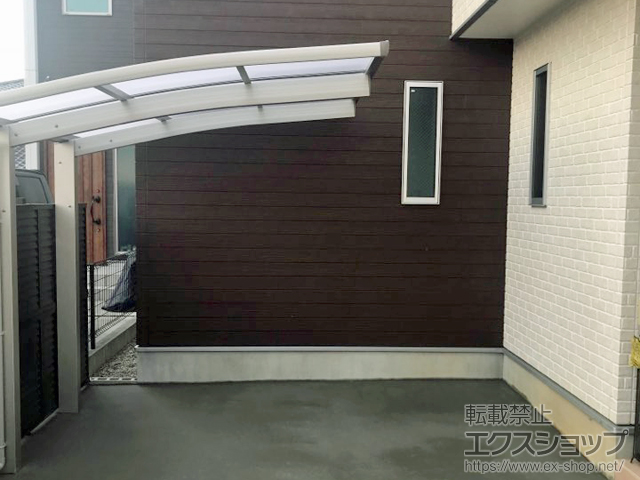 愛知県名古屋市ののサイクルポート・駐輪場 プレシオスポート ミニ 積雪〜20cm対応 施工例