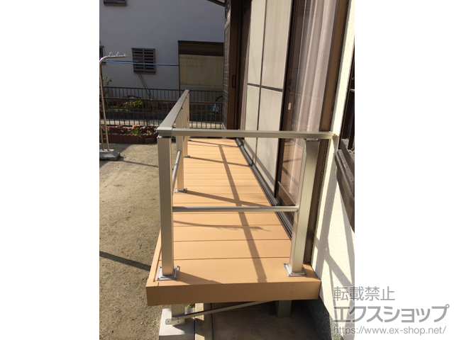 愛知県刈谷市ののウッドデッキ リウッドデッキ 200 施工例