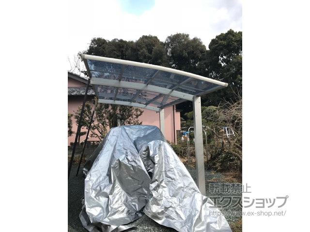 熊本県熊本市ののカーポート プレシオスポート 積雪〜20cm対応 施工例