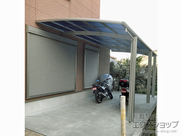 大阪府守口市ののカーポート レイナポートグラン 延長　積雪〜20cm対応 施工例