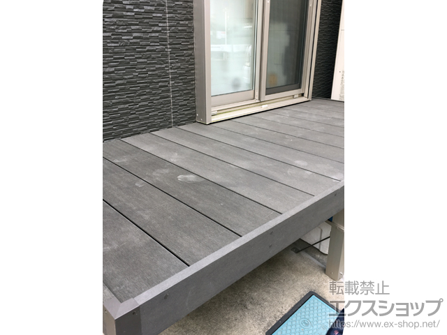 京都府乙訓郡大山崎町ののウッドデッキ リウッドデッキ200 施工例