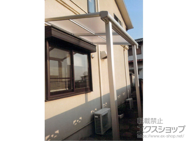 群馬県前橋市ののテラス屋根 ヴェクターテラス F型 テラスタイプ 単体 積雪〜20cm対応 施工例