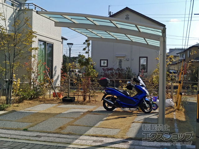 福岡県糟屋郡新宮町ののカーポート レイナポートグラン　積雪〜20cm対応 施工例
